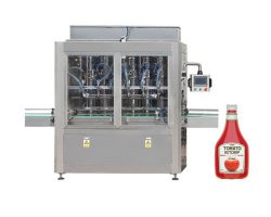 தக்காளி பேஸ்ட் ஜார் கெட்ச்அப் நிரப்புதல் பொதி